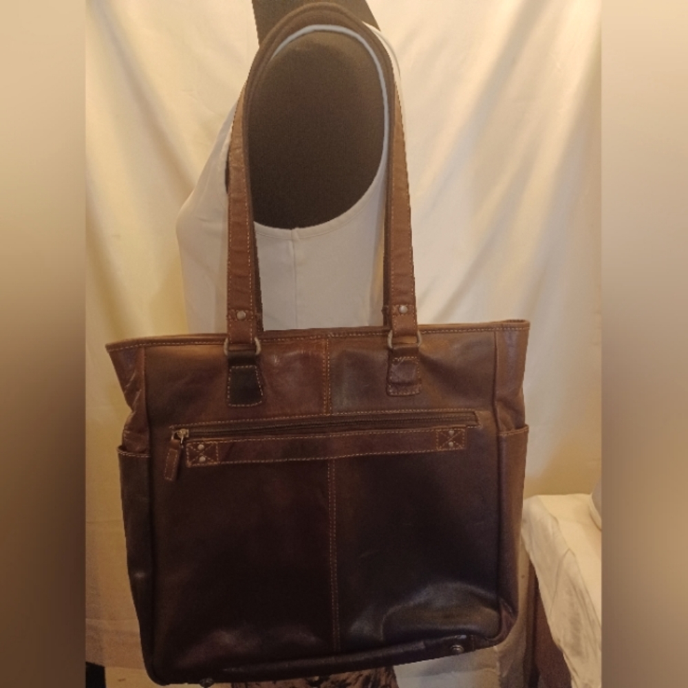 Jack George's Leather Travel/Business Tote